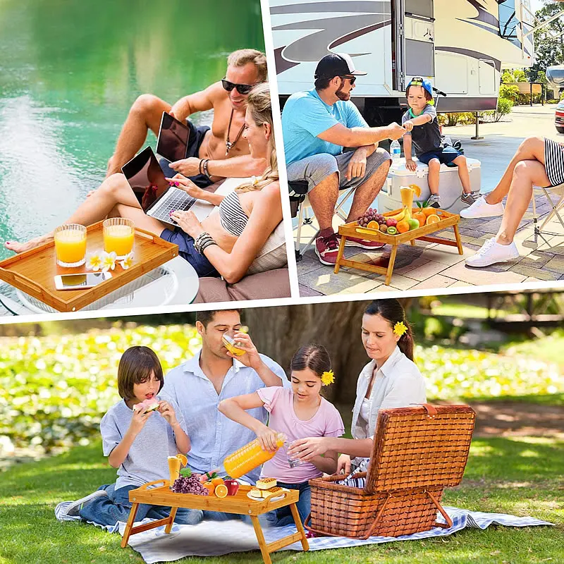 

Foldable Portable Laptop Bed Table Stand Rack Computer Reading Kids Study Table Small Table Anti-Skid Table Home Furniture
