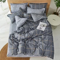 spring bed linen bedding set polyester duvet cover flat sheet pillowcase full queen king 34 pcs