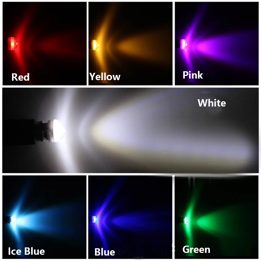 

100Pcs T10 W5W New High Quality 3030 Led Car Turn Side Light Marker Lamp WY5W 501 168 192 Auto Wedge License Plate Light