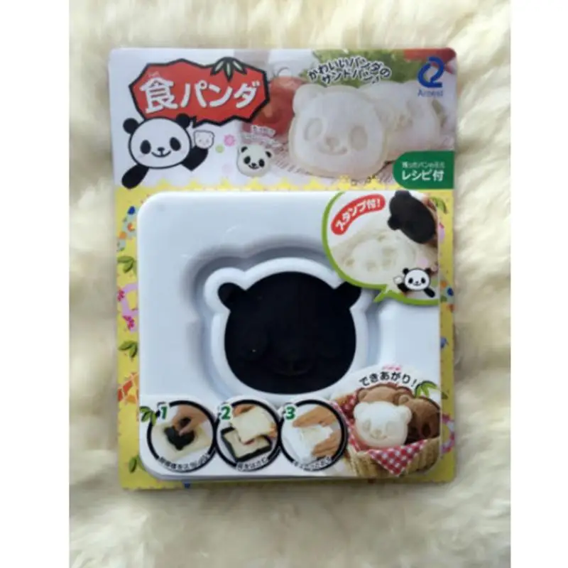 Милые формы панды DIY сандвич фрезы форма для печенья дети Bento декоративная