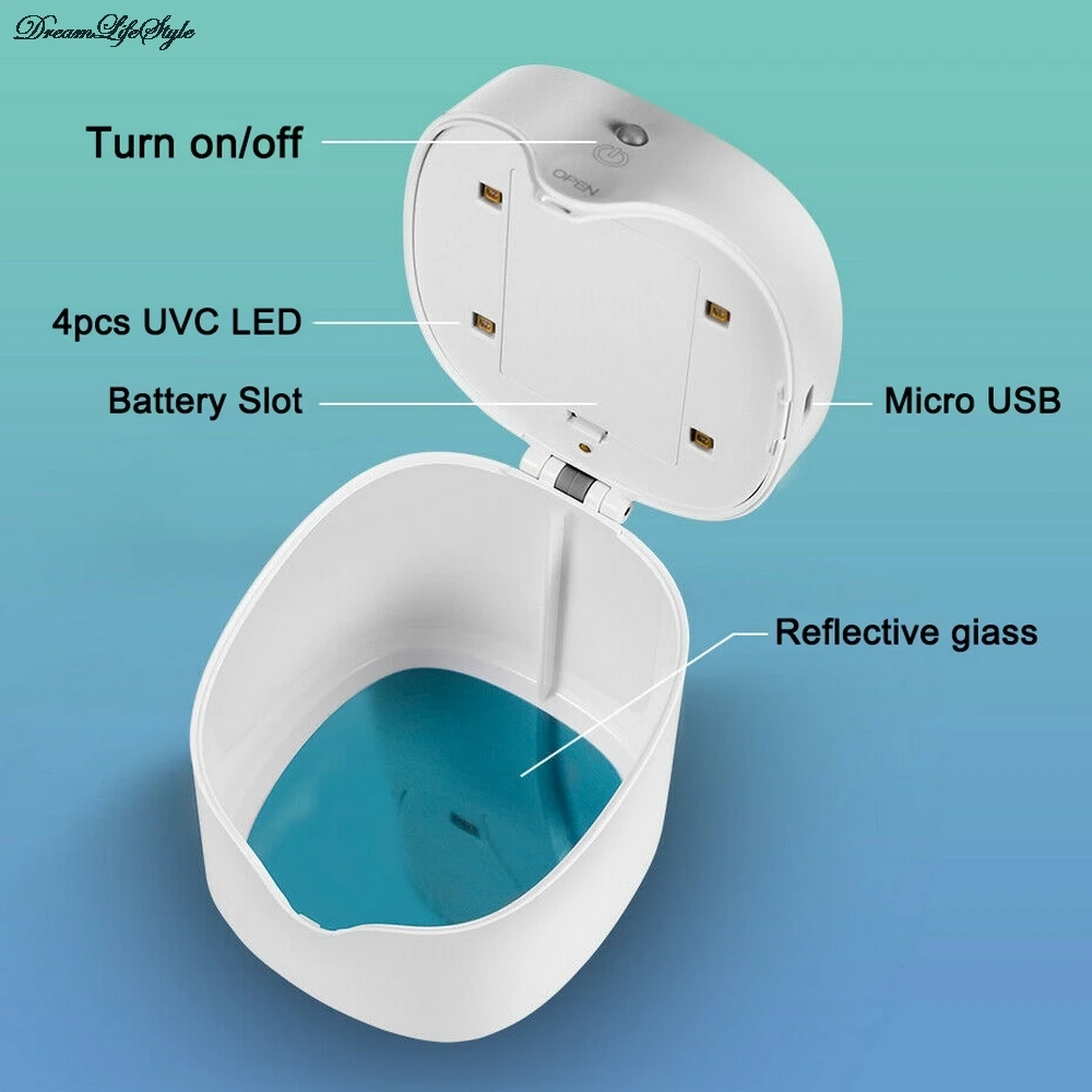 Mini UV Sterilizer Box Portable Autoclave Tool Pacifier Disinfection Cabinet For Instruments Adapter Home | Лампы и освещение