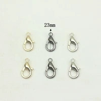 10pcs 23mm mini lobster clasp diy bracelets necklaces hooks key chain closure clisp findings accessories for jewelry making