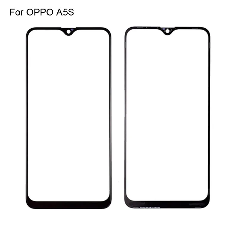 

2PCS For OPPO A5S Front LCD Glass Lens touchscreen For OPPO A 5S Touch screen Panel Outer Screen Glass without flex OPPOA5S