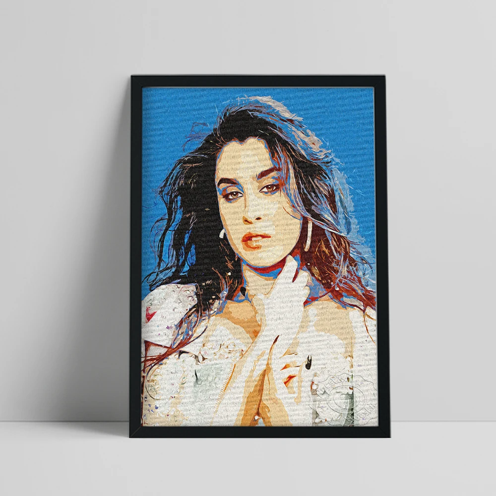 

Lauren Jauregui American Singer Poster, Long Hair Goddess Picture, Jauregui Fans Collect, Minimalism Wall Art, Music Star Prints