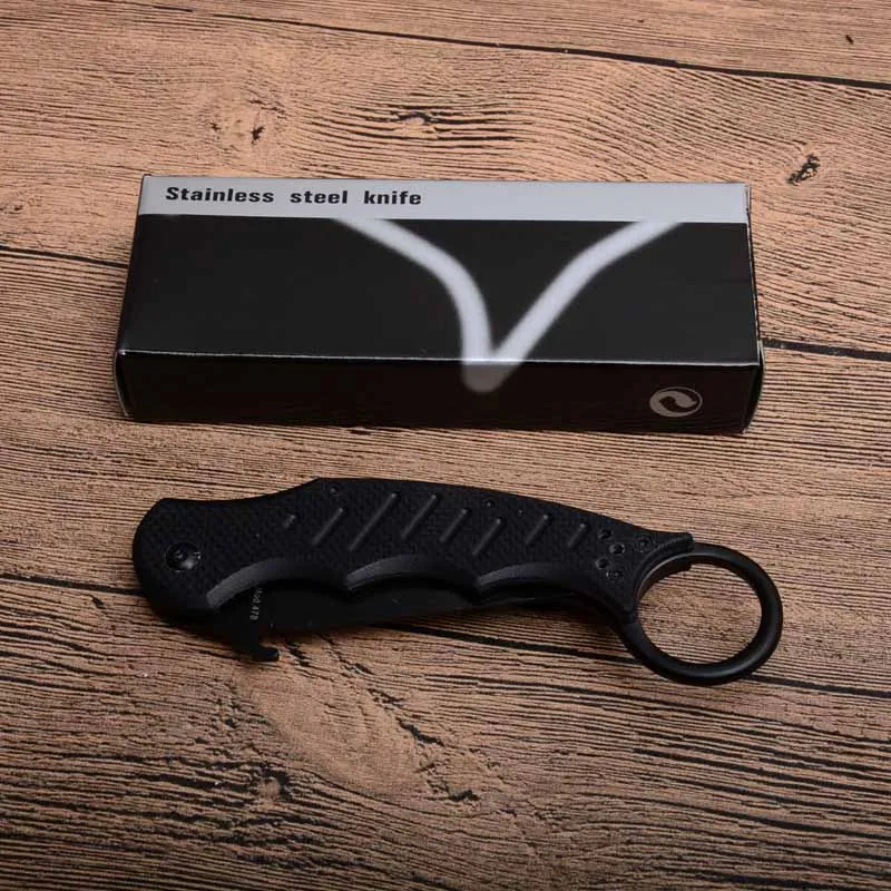 Складной нож 440Cblade G10 ручка для тренировок на открытом воздухе походные