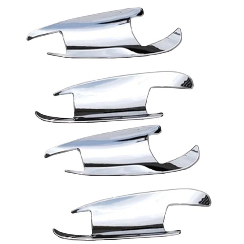 

Easy to install Handle Inserts Element Accessory Chrome Cover For Mercedes-Benz C GLK Set ABS