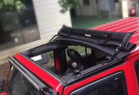 J311 черный мягкий верх для джипа Wrangler jk 2007-2017 LANTSUN