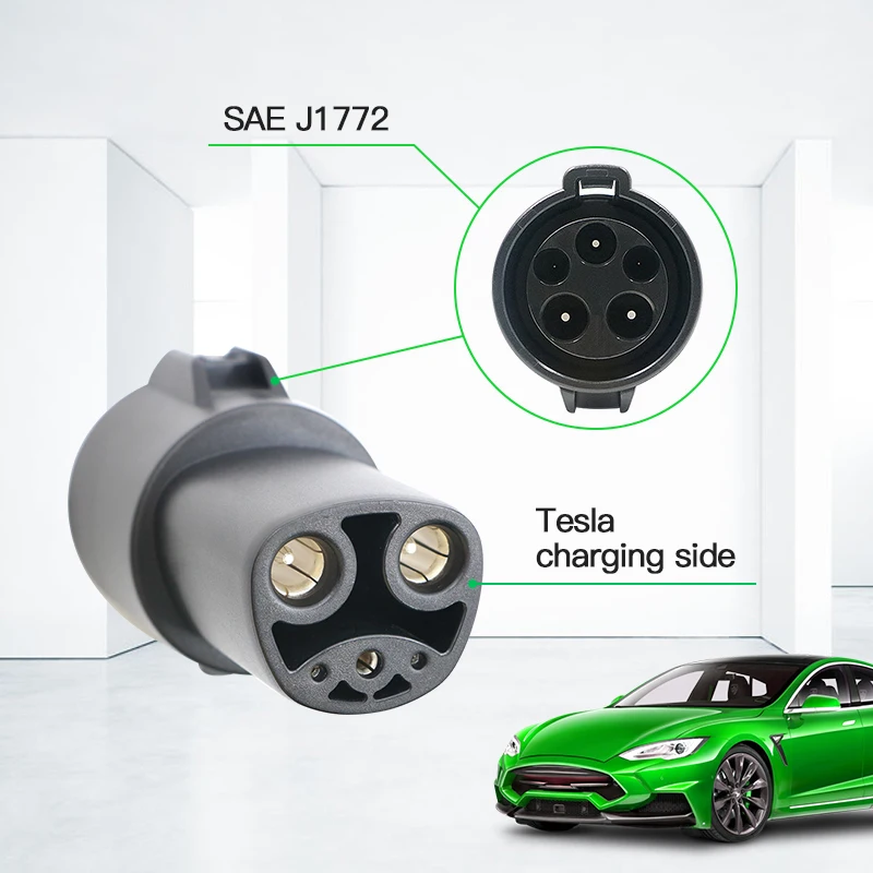 

EVSE Tesla Adaptor Electric Vehicle EV Charger J1772 Socket Type 1 To Tesla Connector j1772 Adapter For Tesla Model X