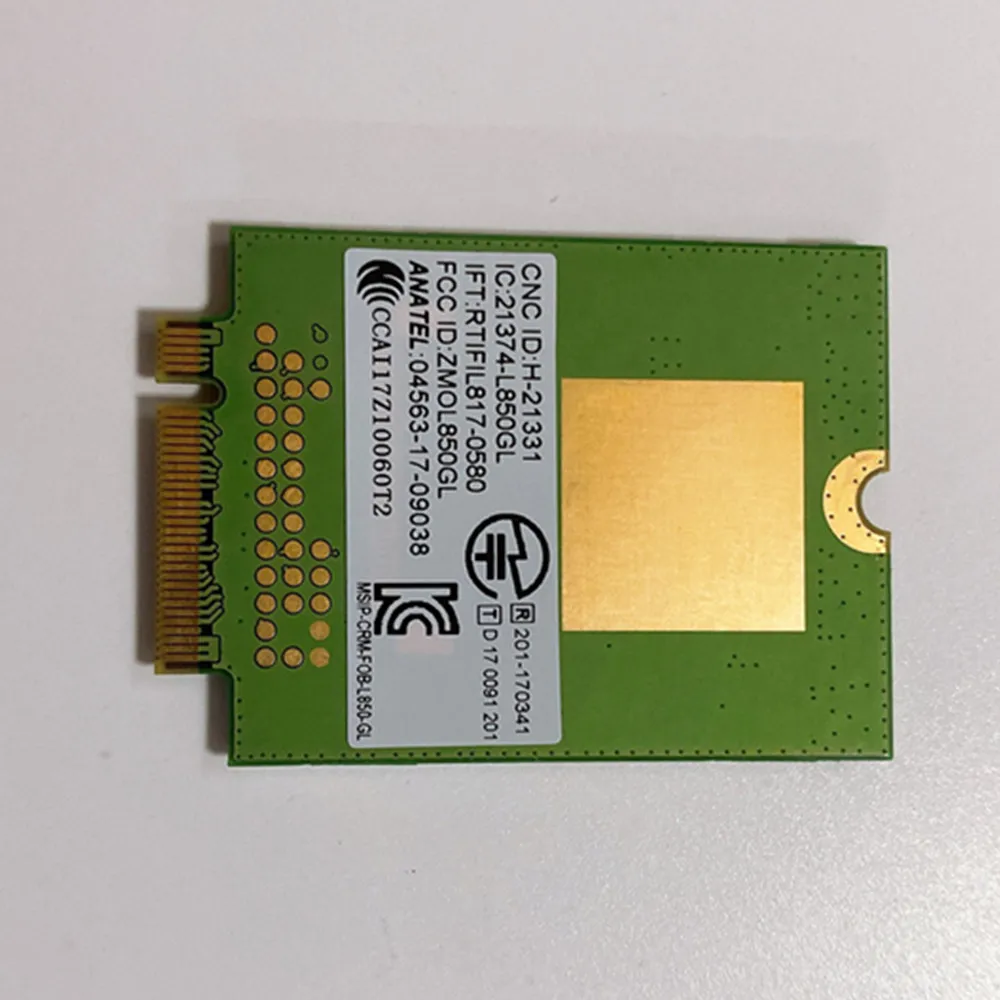 Fibocom L850-GL WWAN Card For Thinkpad X1 carbon 6th/7th gen X280 T480 T580 T490 P52s X390  X1 Yoga 3rd gen X380 Yoga 01AX792