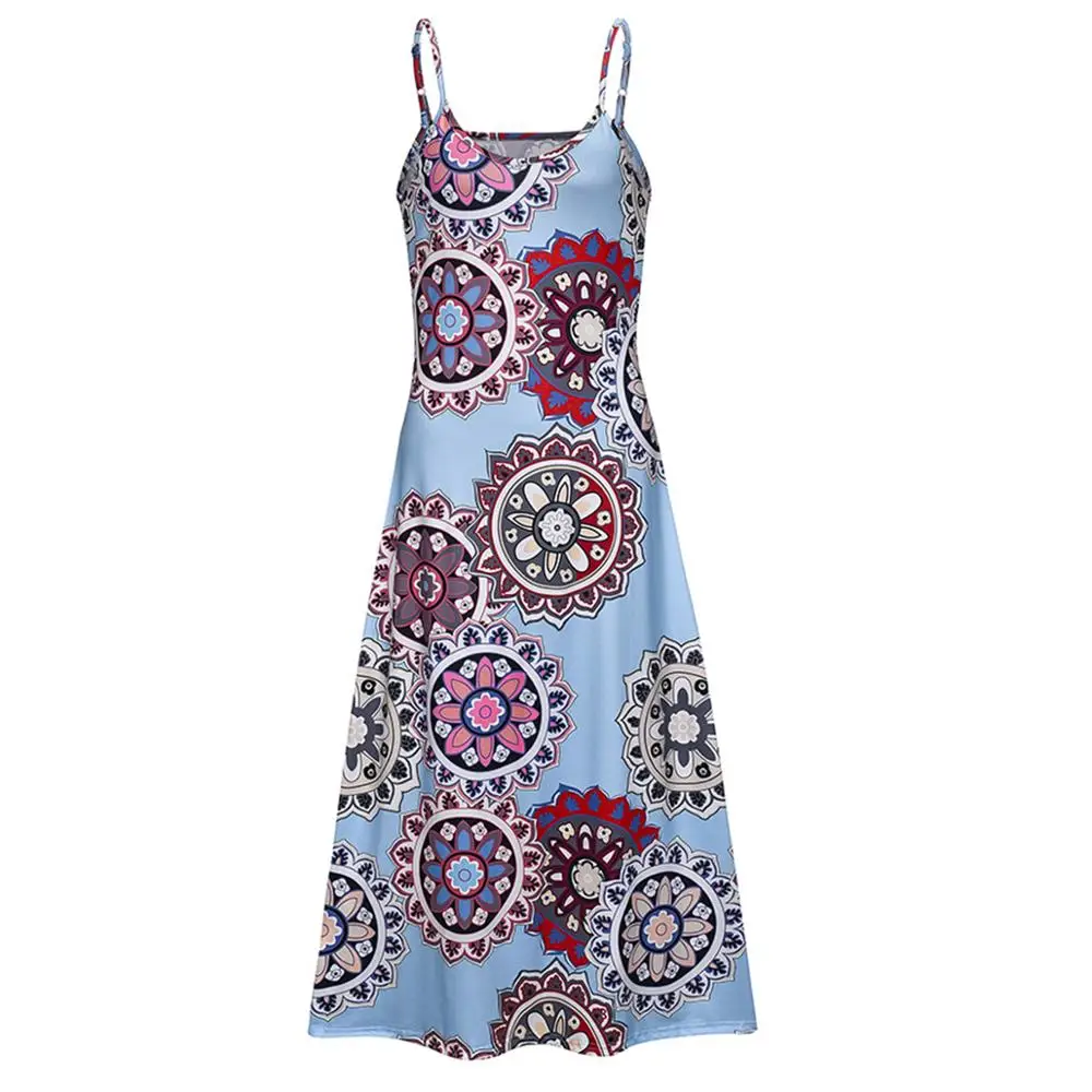 Женское Повседневное платье Летнее Длинное Платье в европейском стиле