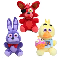 25cm fnaf plushie toys soft stuffed animal doll bonnie duck fox plushes for childrens doll toys birthday christmas baby gifts