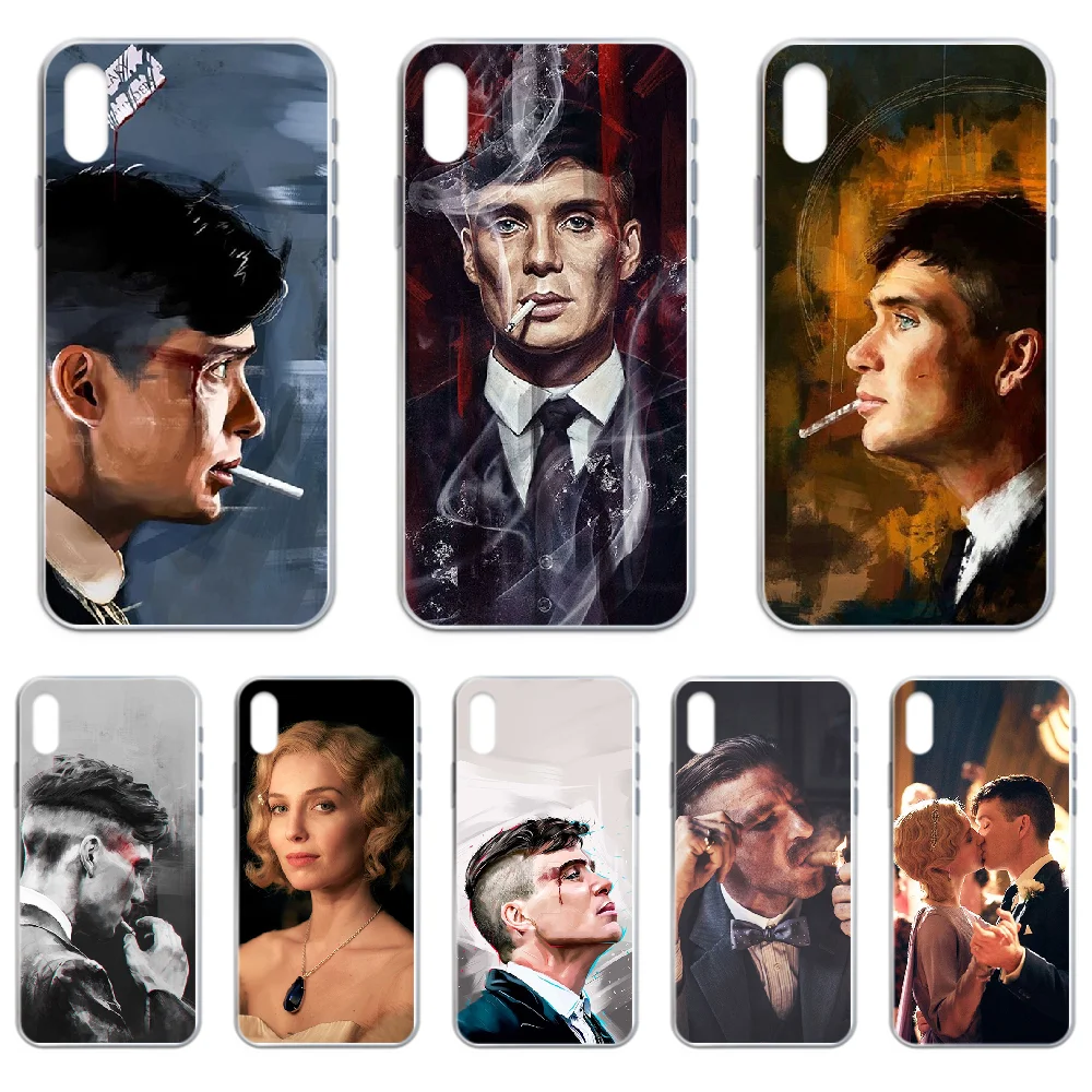 Прозрачный чехол для телефона Peaky Blinders Cillian Мерфи iphone 4 4S 5 5C 5S 6 6S PLUS 7 8 X XR XS 11 PRO SE 2020