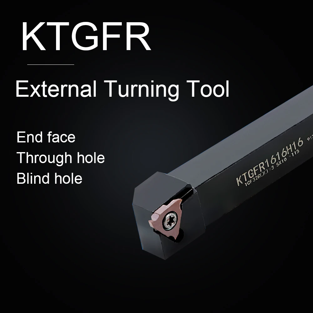 

1 шт. KTGFR1010H16 KTGFR1212H16 KTGFR1616H16 KTGFR2020K16 KTGFR2525M16 держатель внешнего токарного инструмента Аксессуары для токарного станка с ЧПУ