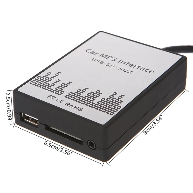 

USB SD AUX Car MP3 Music Radio Digital CD Changer Adapte For Renault 8pin Clio