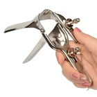 Медицинские тематические игрушки из нержавеющей стали, вагинальный расширитель, вагинальный расширитель кольпоскоп-зеркало, товары для анального секса