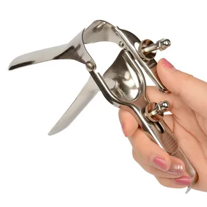 Медицинские тематические игрушки из нержавеющей стали, вагинальный расширитель, вагинальный расширитель кольпоскоп-зеркало, товары для анального секса