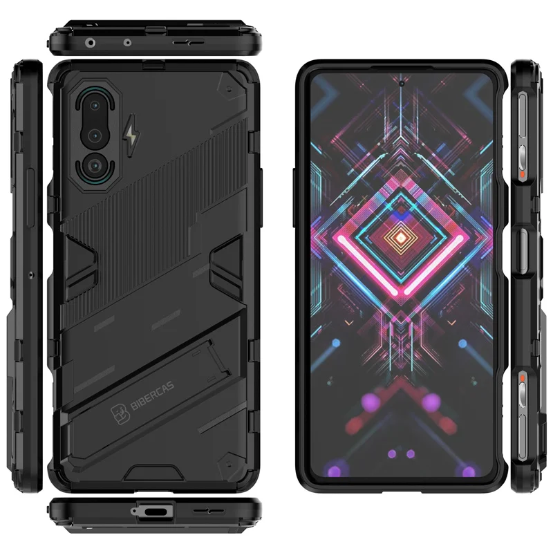 Holder Case For Redmi K40 Gaming Cover For Xiaomi Redmi K40 Gaming Kickstand Shockproof Back Cover For Redmi K40 Gaming Fundas