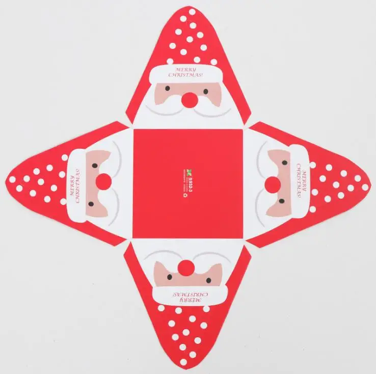 

30 PCS/Set Merry Christmas Candy Box Bag Christmas Tree Gift Box With Bells Paper Box Gift Bag Container Supplies Navidad