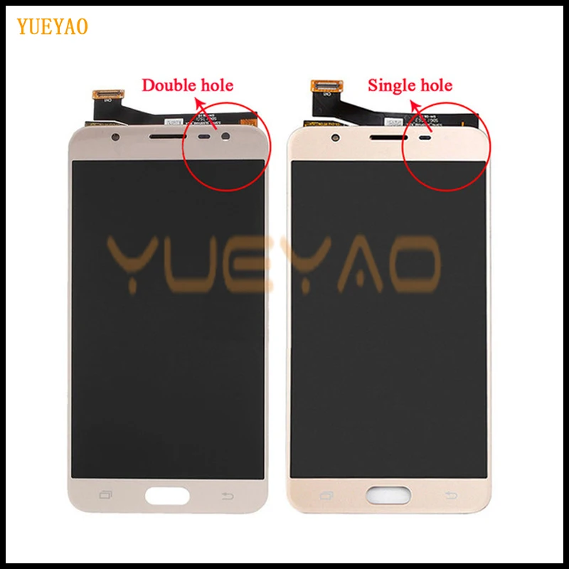 ЖК-экран 5 дюйма для SAMSUNG GALAXY J7 Prime G610 G610F G610M сменный дигитайзер сенсорного экрана |