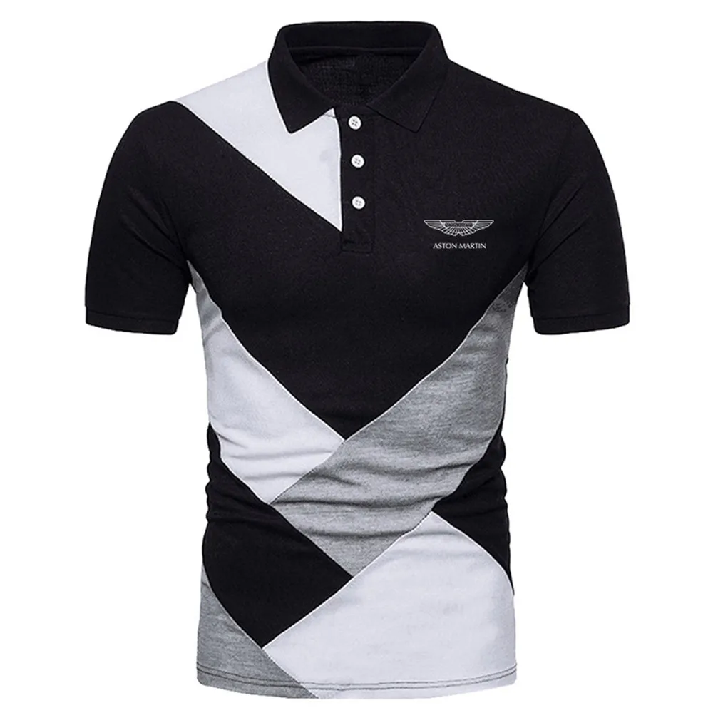 

ASTON MARTIN Men's Print Short Sleeve Polo Shirt Polo New Style Summer Streetwear Casual Fashion Men's Top 4