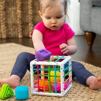 hot colorful shape blocks sorting game baby montessori learning educational toys for children bebe birth inny 0 12 months gifts