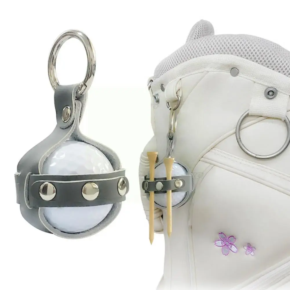 

Защитный уличный износостойкий мяч для гольфа из воловьей кожи Стильный мягкий чехол для гольфа портативные аксессуары сумка доступа для г...