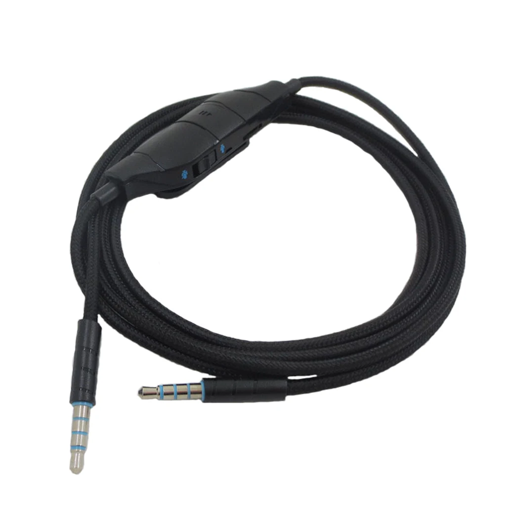 

3.5mm Earphone Cable with Inline Control for G633 G933 Gaming Headset Headphone Accessories