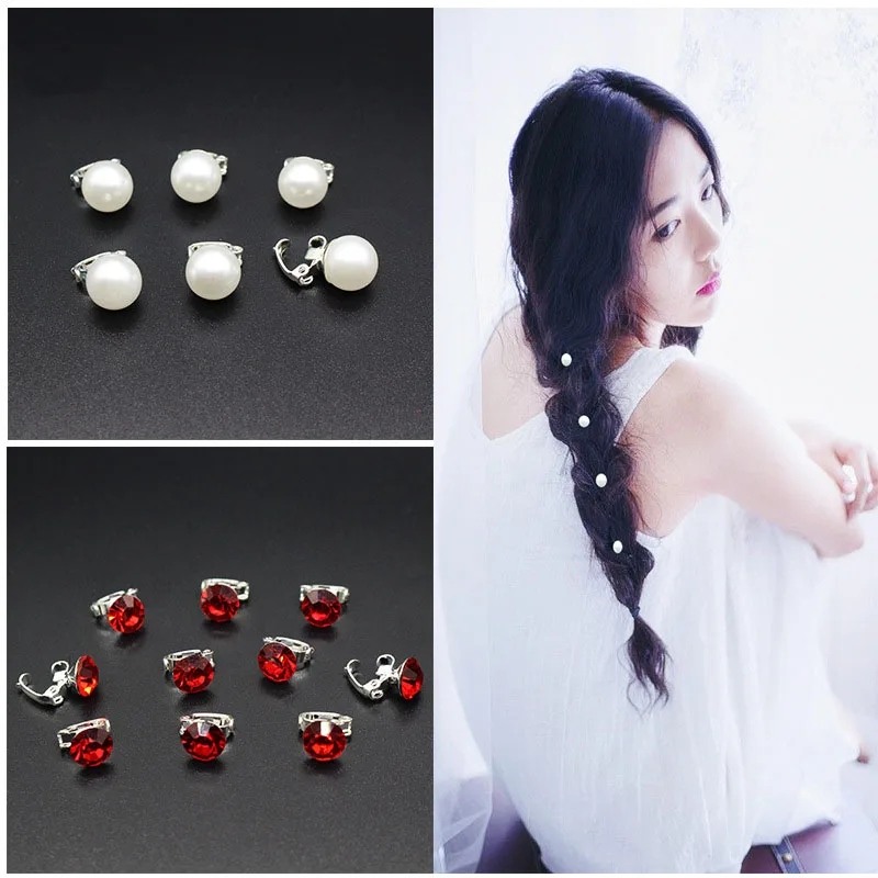 Заколки для волос невесты с жемчужной застежкой 10 шт. |