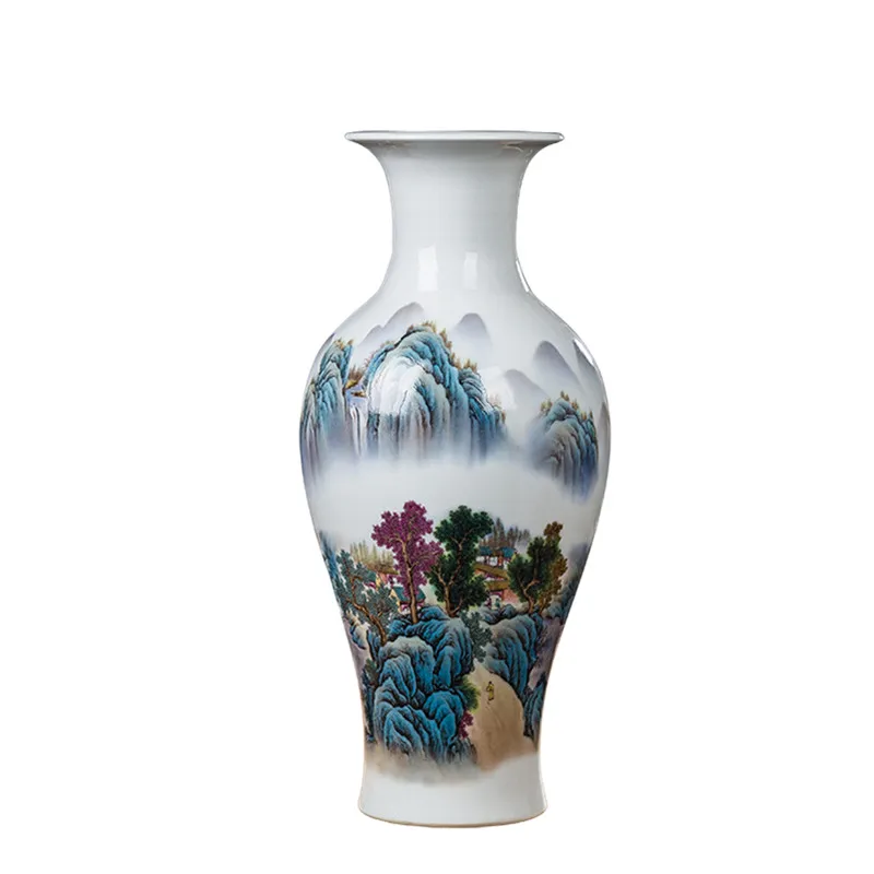 Керамическая ваза Jingdezhen современные китайские украшения для гостиной домашние
