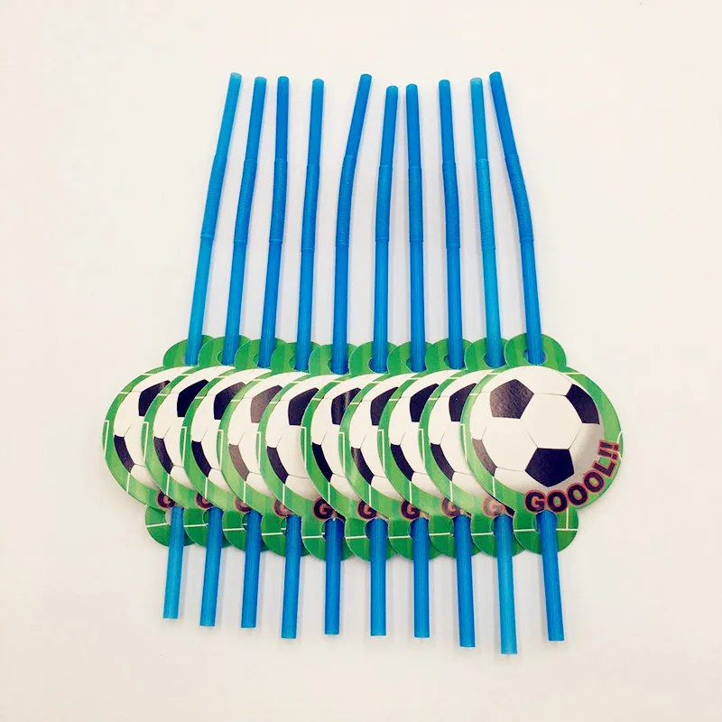 42 шт./компл. зеленые футбольные одноразовые наборы посуды для детей праздничные