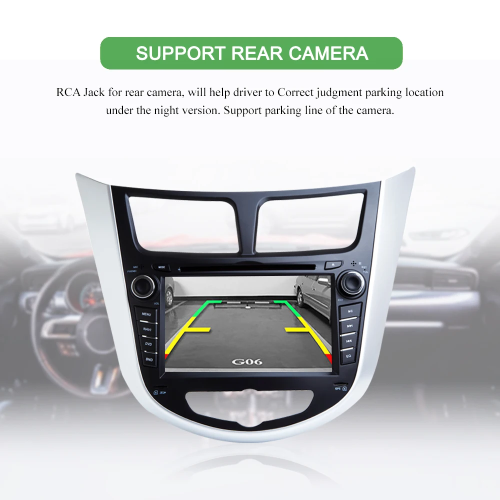 Bonroad Android 8,1 Автомобильный мультимедийный плеер Автомобильный DVD для Hyundai Solaris Verna Accent 2010- Автомобильный gps Радио Видео навигация
