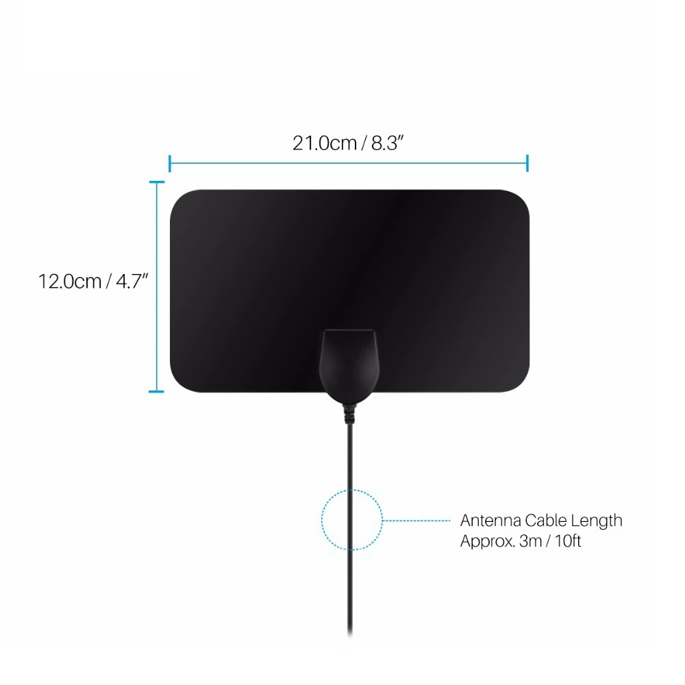 Новая телевизионная антенна цифровая HD Skywire 4K антена с tv 1080P усилителем сигнала Surf