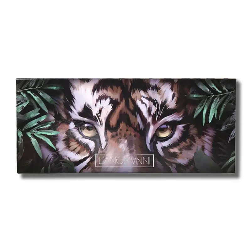 LANGMANNI Perfect Tiger 14 цветов палитра теней для век матовые перламутровые глаза макияж