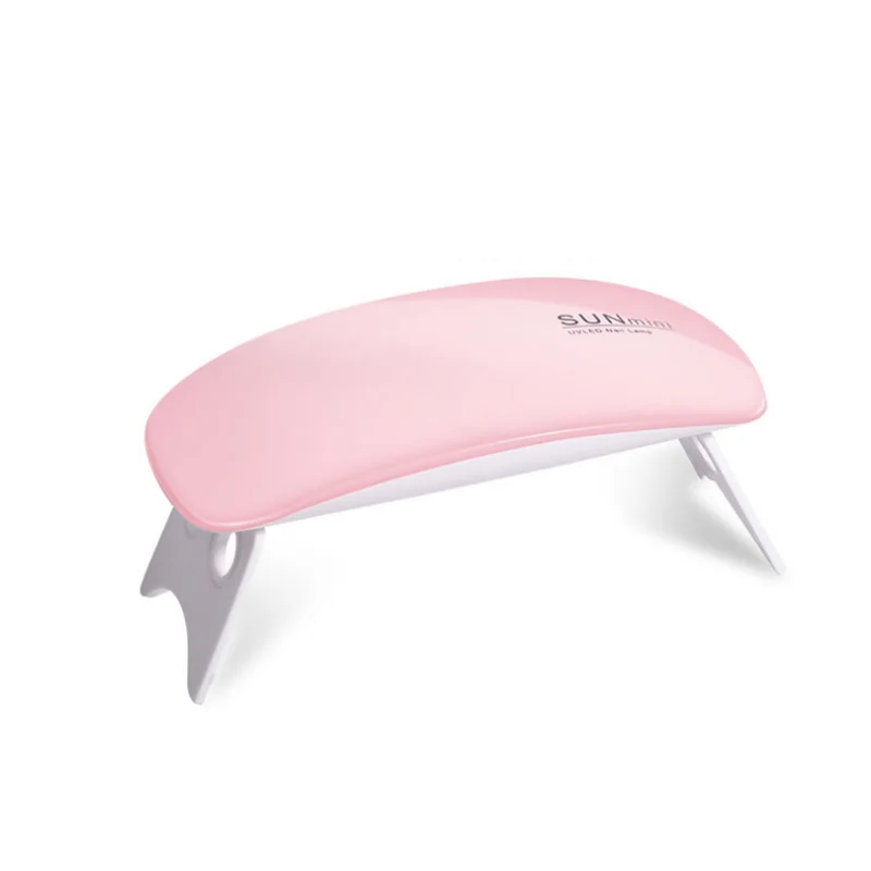 USB лампа для выпечки мини ногтей Светодиодная сушилка Складная портативная