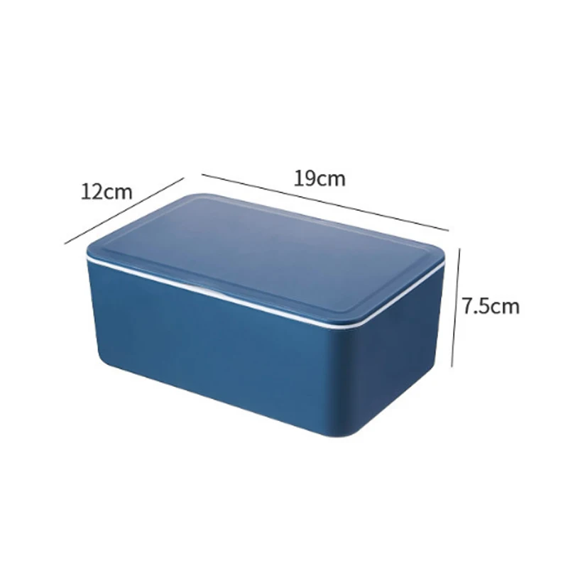 

Portable Mask Storage Box Food Grade Plastic Mask Case Organizer Holder for Home use Large Capacity Hold 35-40 Masks