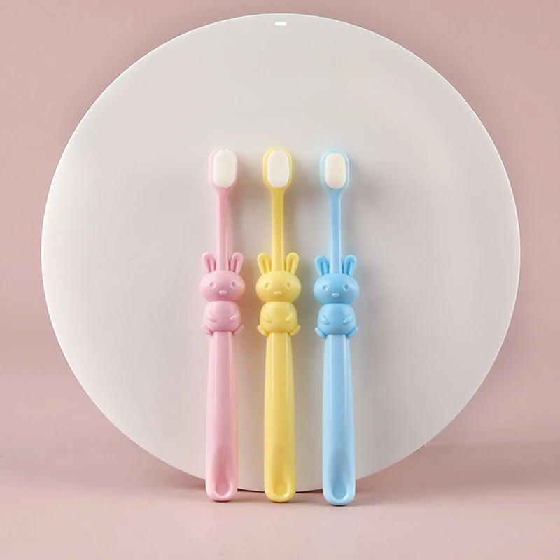 

Bunny Children's Toothbrush Cartoon Single Pack 2-10 Years Old Infant Baby Soft Toothbrush