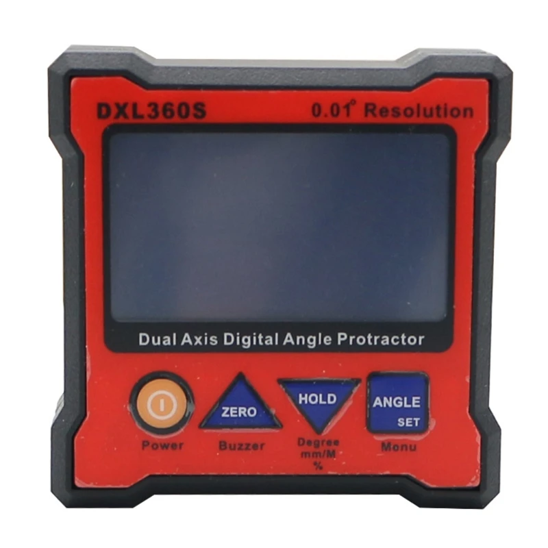 

Цифровой датчик уровня и угла J6PC, угломер и транспортир, магнитная основа и подсветка DXL360S