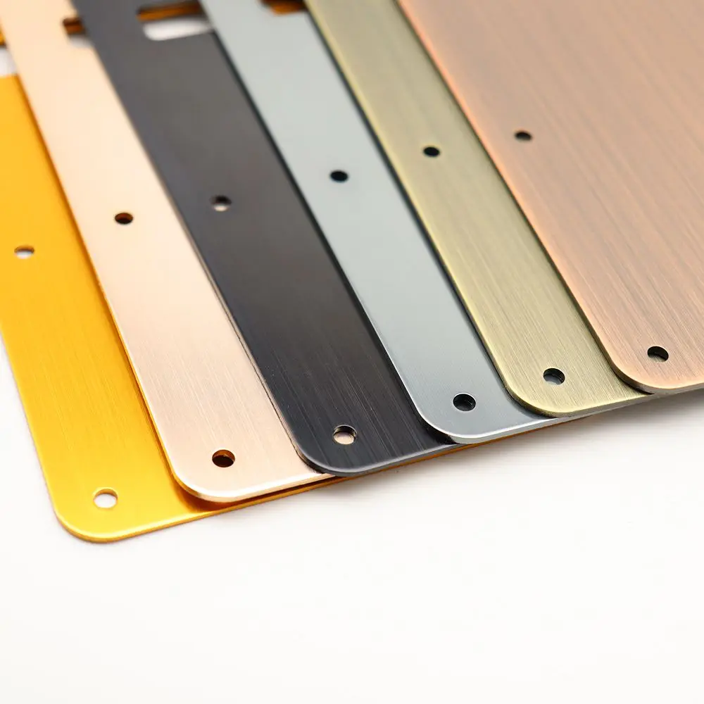 1 stücke elektrische gitarre zurück platte gitarre schlagbrett abdeckung zurück platte für st stil elektrische gitarre 6 farben f