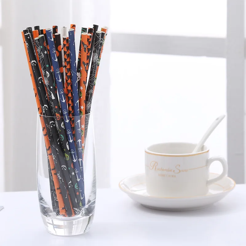 14 красочная Тыква призрак черепа на черном фоне Хэллоуин украшение игрушка