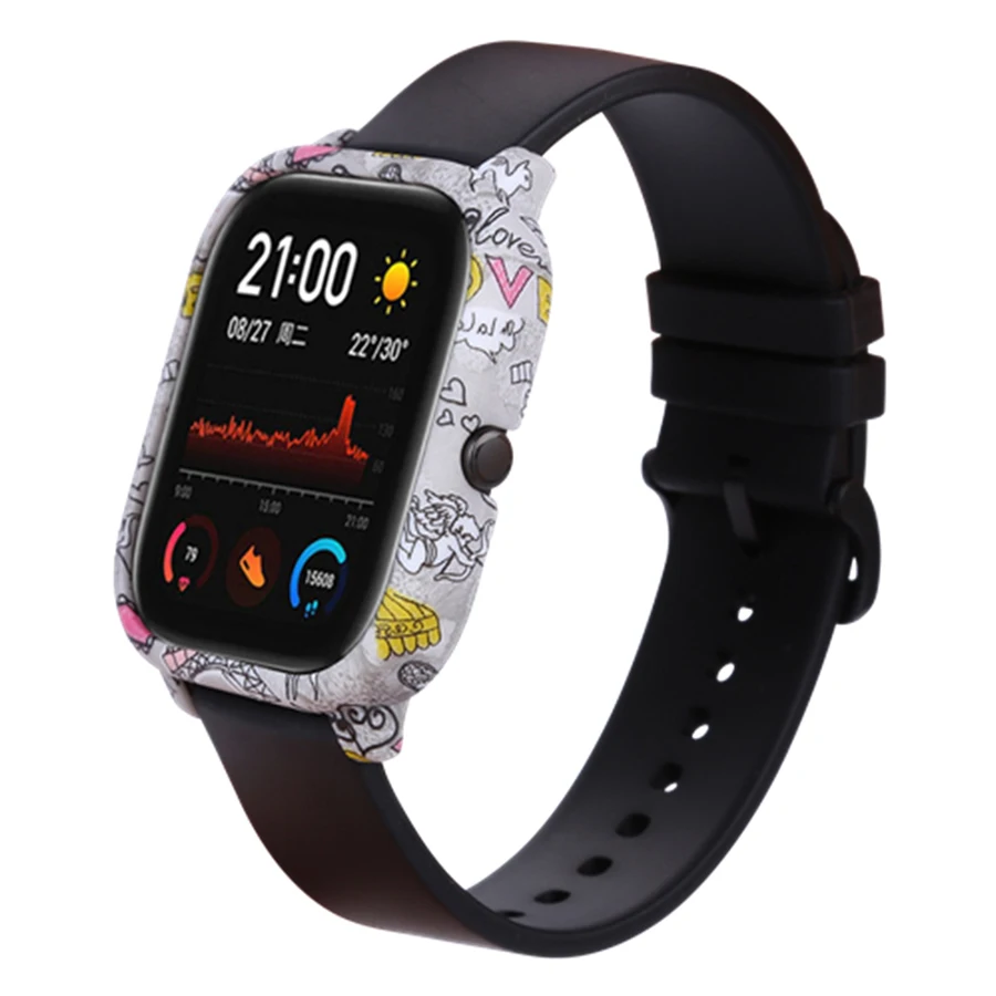 3 в 1 Аксессуары для Amazfit GTS ремешок с чехол металлический Миланский Браслет для Huami Amazfit GTS Band Защитная пленка для экрана