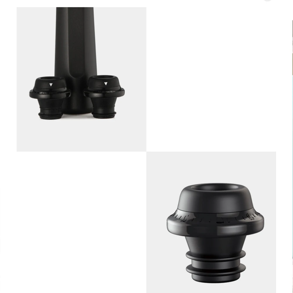 

CLITON Wine Saver Vacuum Bottle Stopper Set 1Pump +2Caps Sealing Preserver Wine Drinks Bottle Hat Caps Silicone For Smart Home