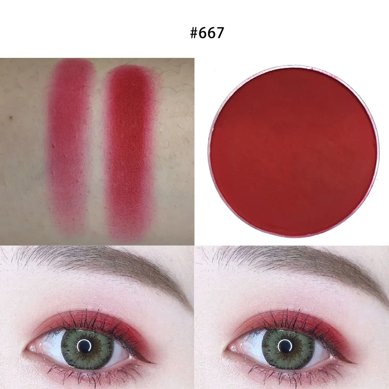 RB302-667 Красный и черный DIY Комбинация теней для век Обнаженная палитра теней для век Пудра Макияж Тени для век sombras пигментированные тени для век косметика - Цвет: RB302-667