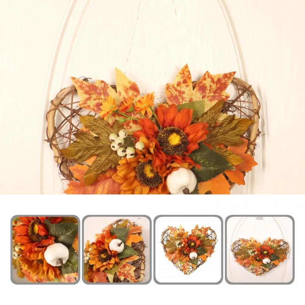 

Delicate Halloween Imitation Sunflower Door Hanging Party Supplies Halloween Door Pendant Sunflower for Door