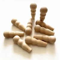 10 pieces 5519mm humanoid chess pieces wood pawnchess pieces for board games dty accessories