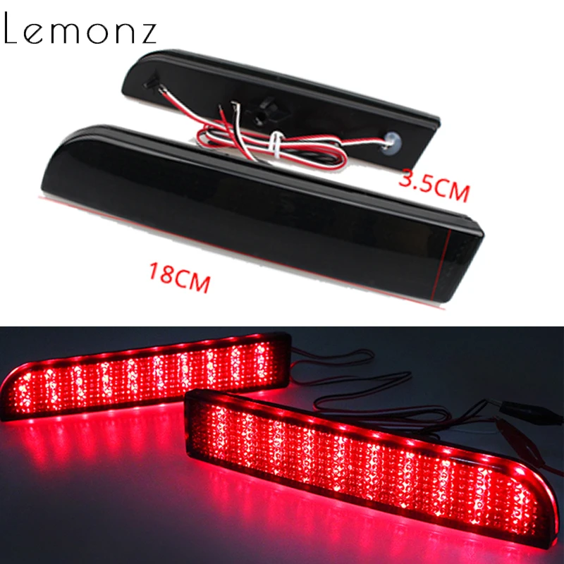 

Светодиодный задний бампер отражатель дымчатые линзы задние тормоза светильник для Защитные чехлы для сидений, сшитые специально для Mitsubishi Lancer EVO ЭВОЛЮЦИЯ X CZ4A Outlander Sport RVR ASX 2008-14