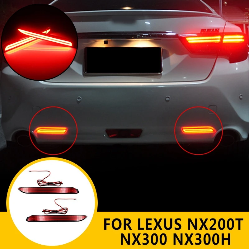 Светодиодный автомобильный фонарь отражатель заднего бампера задний стоп