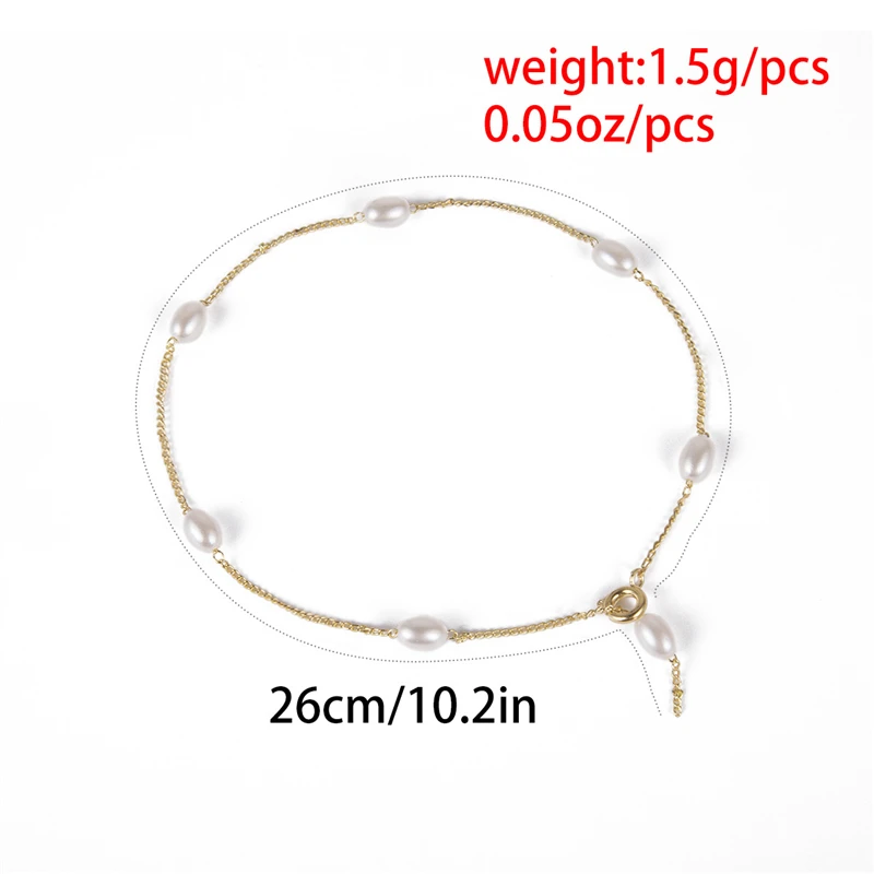 SOHOT Новое поступление минималистичный стиль имитация жемчуга женские ножные