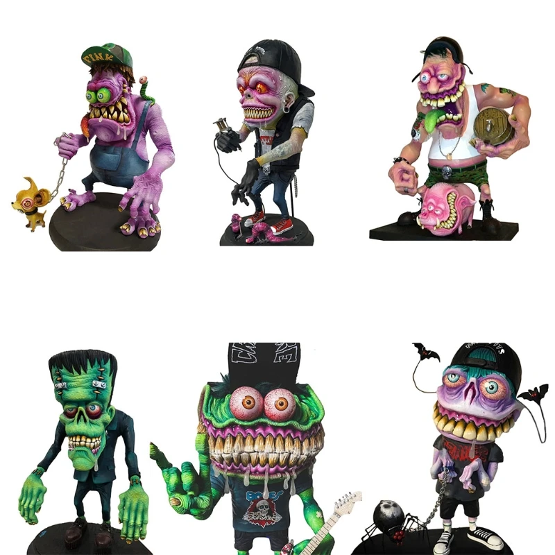

Fine Resin Craft Resin Weirdo Mutant Head Creative Decor Doll Premium Desk Toy Stress Relief Creative Ornaments