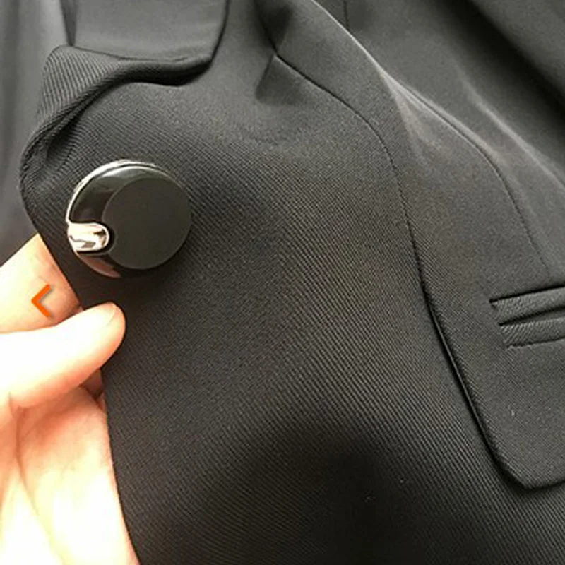 Леншин Новый размера плюс Профессиональный деловой жакет для женщин