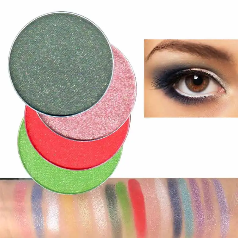 Палитра теней для век цветная палитра с блестками водостойкие мерцающие тени